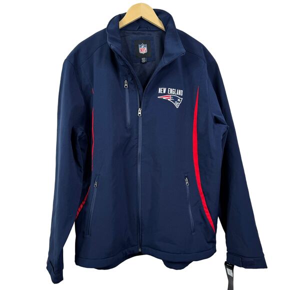 New England Patriots NFL Soft Shell Full Zip Jacket Size XL NWT - Picture 10 of 11
